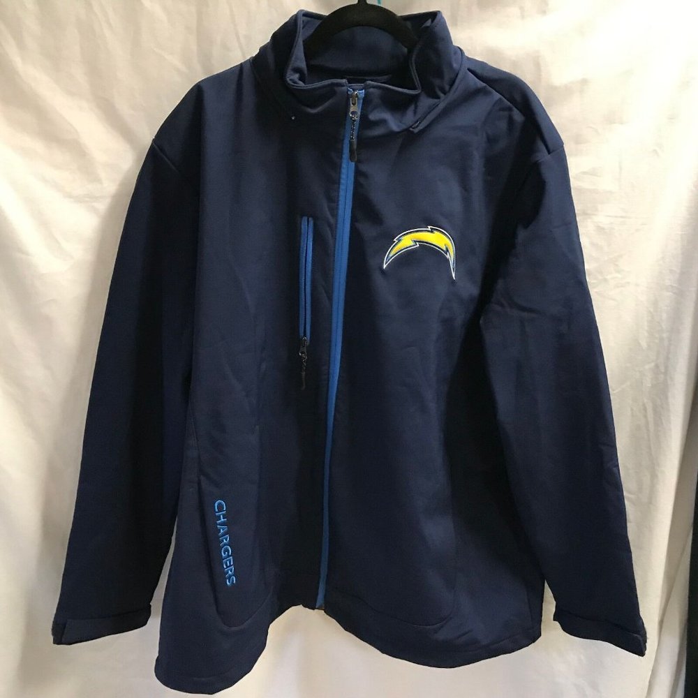San Diego Chargers NFL Jacket Winter Full Zip XXL Missing Hood G-III